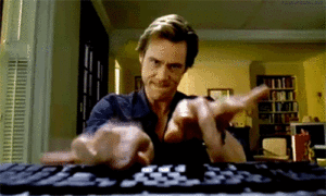 bruce-almighty-typing-animated1.gif | Go Commando App