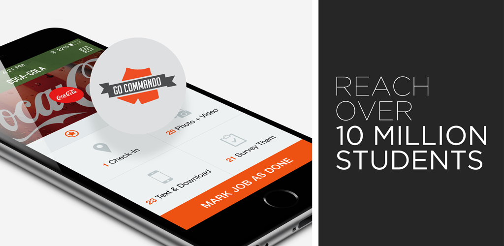 Engage college students NOW! | Go Commando App